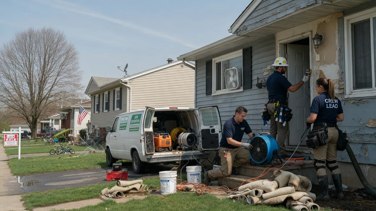 Flood Cleanup in Mount Carroll, IL near me